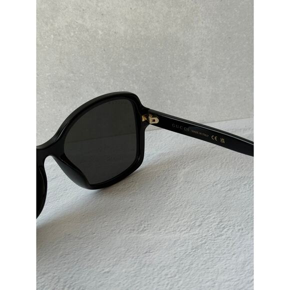 NEW Gucci GG0765SA Black Polarized Marmont Butterfly Sunglasses main image 8